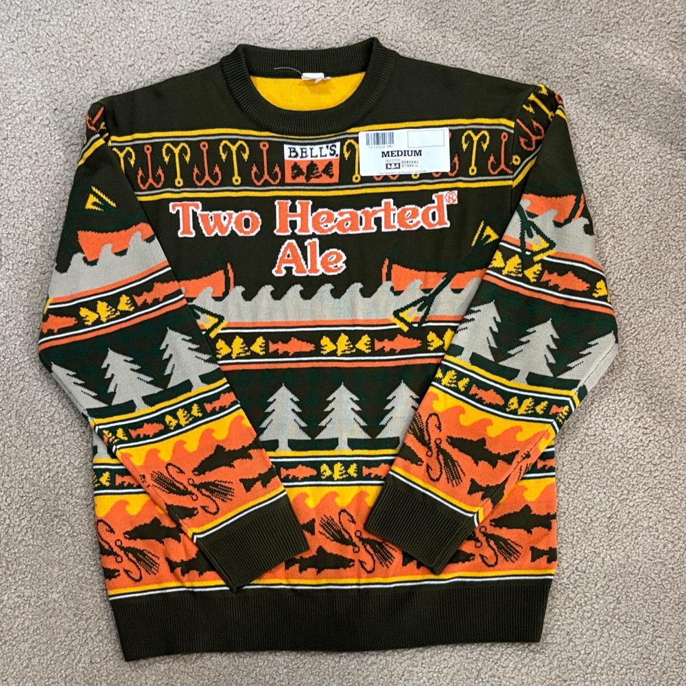 Two Hearted Ale Men's Sweater - Multicolor